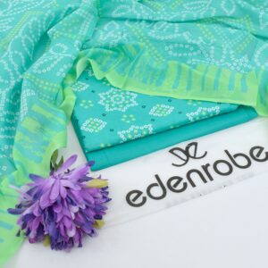 3PC Printed Lawn | Edenrobe