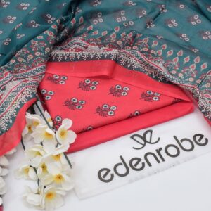 3PC Printed Lawn | Edenrobe