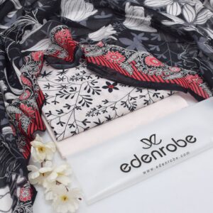 3PC Printed Lawn | Edenrobe