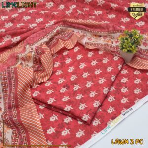 3PC Printed Lawn | Limelight