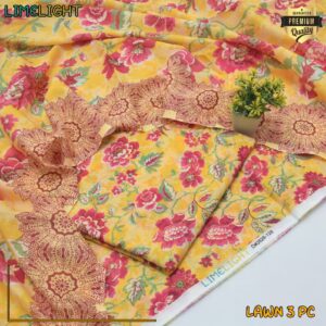 3PC Printed Lawn | Limelight
