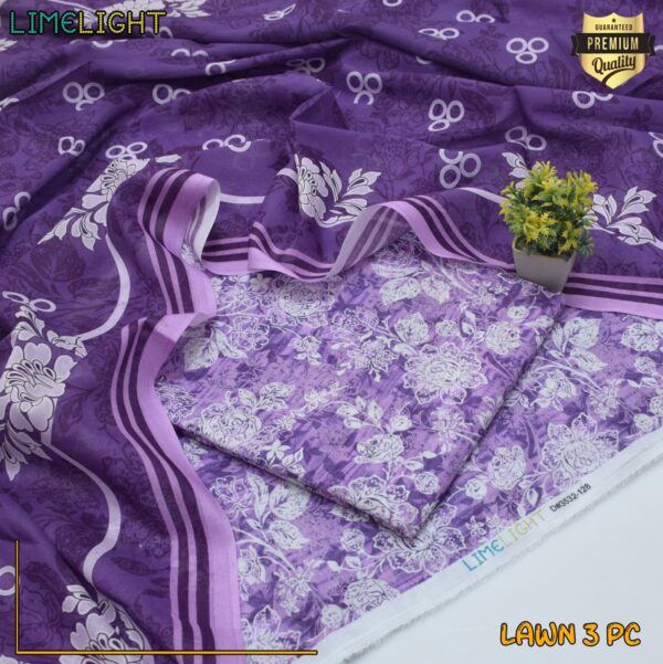 3PC Printed Lawn | Limelight
