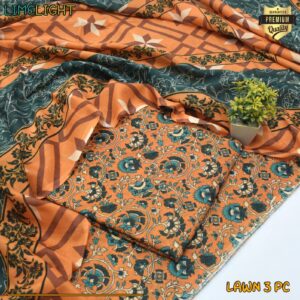 3PC Printed Lawn | Limelight