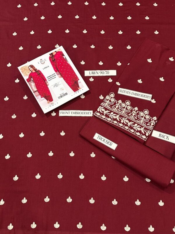 2PC Embroidered Lawn | Urge Brand - Image 2