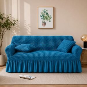 PERSIAN STYLE BUBBLE STUFF SOFA COVERS (Zinc Colour)