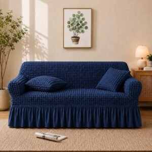 PERSIAN STYLE BUBBLE STUFF SOFA COVERS (Blue Colour)
