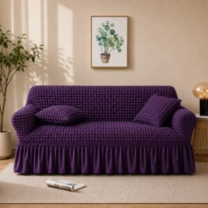 PERSIAN STYLE BUBBLE STUFF SOFA COVERS (Purple Colour)