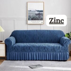 PREMIUM ZEBRA STYLE SOFA COVERS (Zinc Colour)