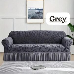 PREMIUM ZEBRA STYLE SOFA COVERS (Grey Colour)