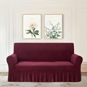 PREMIUM TURKISH STYLE SOFA COVERS (Maroon Colour)