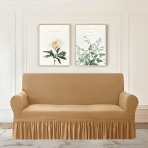 PREMIUM TURKISH STYLE SOFA COVERS (Golden Colour)